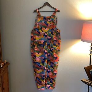 Lucy & Yak Original Dungarees - Rainbow Swirl